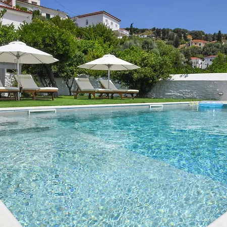 Andros Neoclassical Np1926 With Private Pool Villa Steniaí