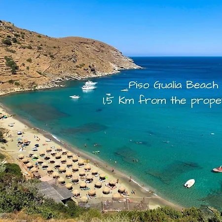 Andros Neoclassical Np1926 With Private Pool Stenies