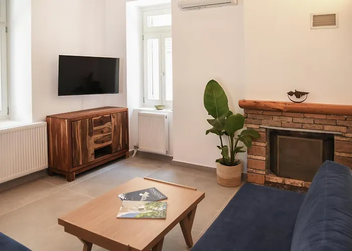 Andros Neoclassical Np1926 With Private Pool * Stenies