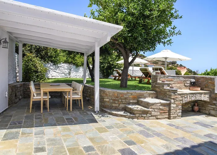 Andros Neoclassical Np1926 With Private Pool Villa *