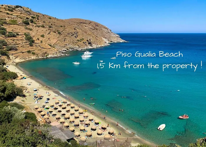 Andros Neoclassical Np1926 With Private Pool Stenies